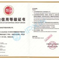 海鹏信荣获企业信用评价 “AAA” 级信用企业