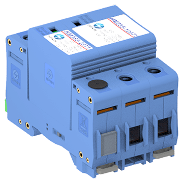 Ⅰ+Ⅱ类交流电源防雷器HM385-25/100T1（1P+N）